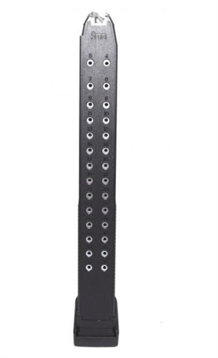 Picture of RWB 9mm Magazine - Black | 33rd | Gen 2 | Fits Glock 17, 19, 26, 34 RWB-G33RD9MM