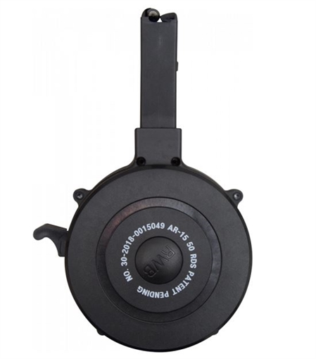 Picture of RWB AR-15 .223/5.56 Drum Magazine - Black | 50rd RWB-AR50D