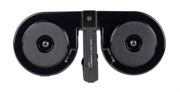 Picture of RED WHITE & BLUE DRUM AR-15 5.56 BLK WITH BLACK COVER 100RD AR100B