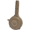 Picture of RWB MAGAZINES DRUM MAGAZINE GLOCK 40SW 50RD TAN POLYMER (20) GD4050T
