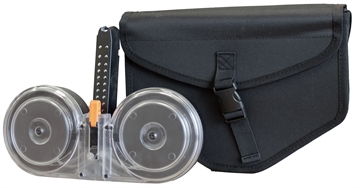 Picture of RED WHITE & BLUE GLOCK DRUM 9MM 100RD BLACK/CLEAR (10) GD9MM100