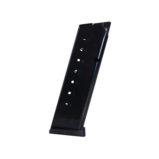 Picture of RWB MAGAZINES MAGAZINE 1911 45ACP 8RD BLACK RUBBER BUTTPAD 1911458B