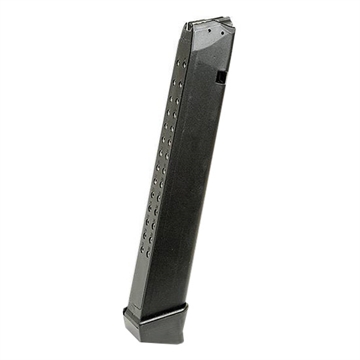 Picture of RWB MAGAZINES MAGAZINE GLOCK 9MM 33RD STEEL LINED BLK POLYMER G33RD9MM
