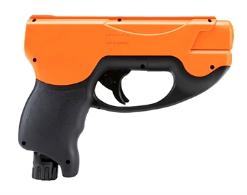 Picture of Umarex HDP50 Compact, CO2 Pepper Ball Pistol, 50 Caliber, 345 Feet Per Second, Black/Orange, 4Rd 2292304