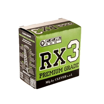 Picture of Clever RX 3 PREMIUM GRADE 12 GAUGE 2-3/4'' 1OZ #8 SHOT 250/CASE CMRX312HD18