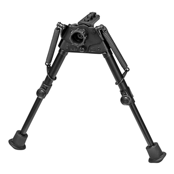 Picture of Harris Bipods S-BR2M-LOK Swivel BR M-LOK, 6-9", Black Steel/Aluminum, Self-Leveling Legs, Rubber Feet SBR2MLOK