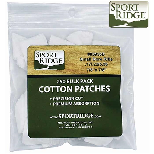Picture of TACSHIELD S Rifle Cotton Patch 250PK WH 03955B 843119031073