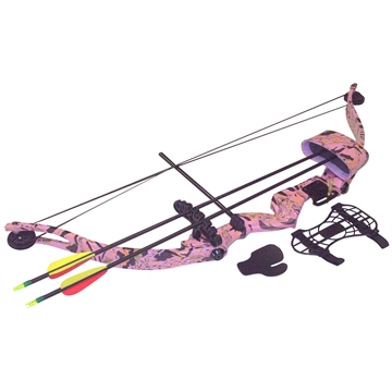 Picture of SA Sports Majestic Youth Bow Package Pink Camo 20 lbs. RH 566