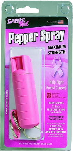 Picture of SABRE RED PEPPER SPRAY W/UV DYE PINK CASE NY COMPLIANT NBCF HC-NBCF-NY