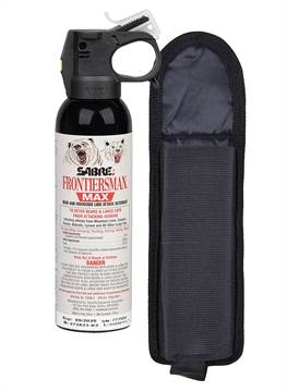 Picture of Sabre  Frontiersman  Capsaicinoids 40ft 7.90 oz Canister Includes Holster FBADX04