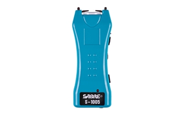 Picture of Sabre Sabre Dual Capacitor Stun Gun Teal 1.600 uC with LED Flashlight S-1005-TQ
