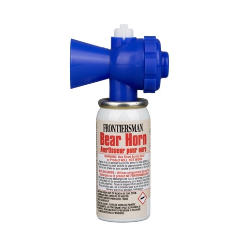 Picture of Sabre Alarm, Frontiersman Bear Horn w/ On/Off Locking Top to Prevent Accidental Deployment, Blue F-LH-01