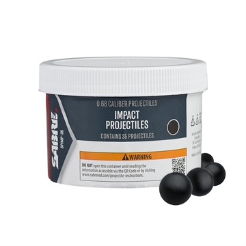 Picture of Sabre Impact 0.68 Caliber Projectiles 35/ct SPIMP-35