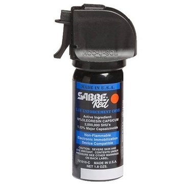 Picture of SABRE LAW RED 1.8OZ TRIG CONE GAS 10% OC 1.33 CAPS MK2 25PK 721010-C 023063721019 -