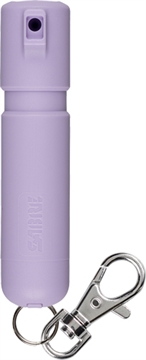 Picture of Sabre Mighty Discreet Pepper Spray with Snap Clip Keychain Lavender Clamshell MD-LV-02