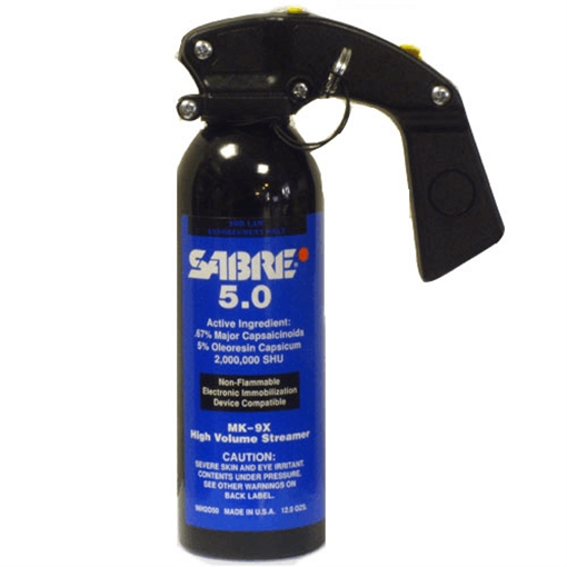 Picture of Sabre MK-9X Foam Pepper Spray â€“ 12 oz with Pistol Grip    96H2O50-F