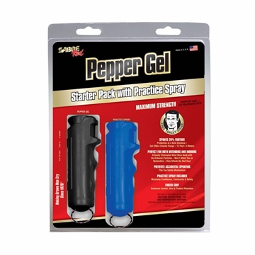 Picture of Sabre Red Pepper Gel Kit - Keychain Pepper Gel Practice Gel Target and Training Video PGSP-01