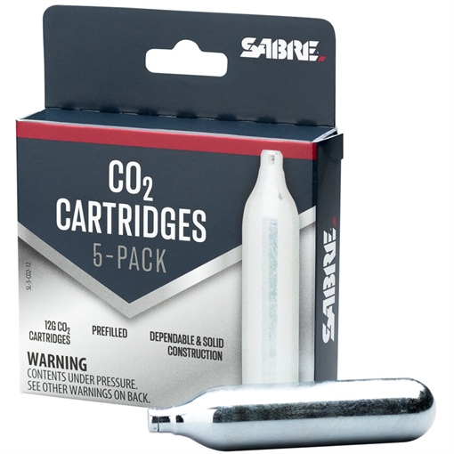 Picture of Sabre Sabre 12 g CO2 Cartridge 5ct SL-5-CO2-12
