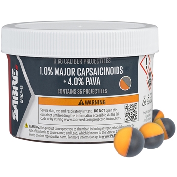 Picture of Sabre Sabre Red Pepper Projectiles 35ct SPOCP-35