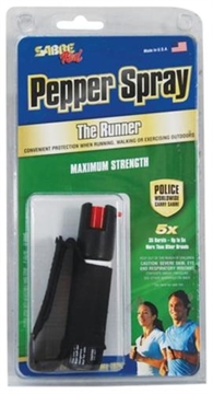 Picture of SABRE THE RUNNER RED PEPPER W/UV DYE BLACK STRAP NY COMPLIANT P-22J-NY
