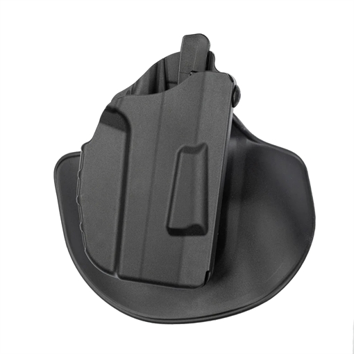 Picture of Safariland Model 7378, 7TS, ALS Concealment Holster w/ Flexible Paddle and Adjustable Belt Loop, Fits H&K VP9, Kydex, Black, Right Hand 7378-593-411 7378593411
