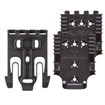 Picture of Safariland Quick Locking System Kit, 1-QLS 19 Duty Locking Fork and 2-QLS 22 Duty Receiver Plate, with Hardware, Black Finish QUICK-KIT3-2 QUICKKIT32