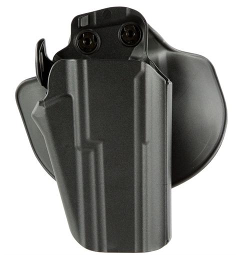 Picture of Safariland 578 GLS, Pro-Fit, Wide Frame Holster, Right Hand, Plain Black, Long Slide (Similar to GL34, 35, 17L), Paddle & Belt Loop Combo 578-450-411 578450411