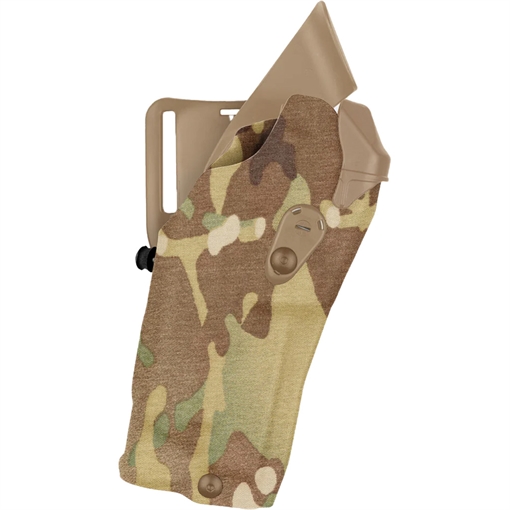 Picture of Safariland Model 6390RDS ALS Mid-Ride Level I Retention Duty Holster for Glock 17 MOS w/ Light 1204715 6390RDS-832-701