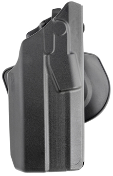 Picture of Safariland 7378-7TS-ALS OWB Black SafariSeven Compatible with Glock 17 w/Light, Belt Slide/Paddle Mount, Right Hand 73788325411