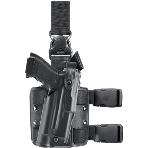 Picture of Safariland Model 6305 ALS/SLS Tactical Holster w/ Quick-Release Leg Strap for Glock 17 w/ Light 1208558