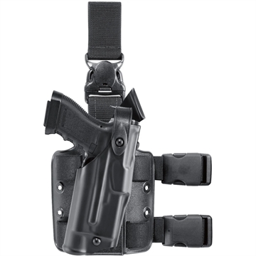 Picture of Safariland Model 6305 ALS/SLS Tactical Holster w/ Quick-Release Leg Strap for Glock 17 w/ Light 1208558