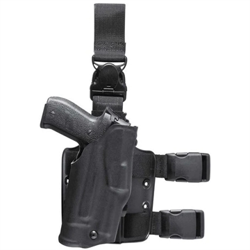 Picture of Safariland Model 6355 ALS Tactical Holster with Quick-Release Leg Harness for Glock 17 Gens 1-4 w/ Light 1126976