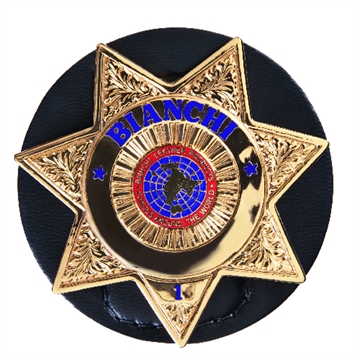 Picture of Safariland Model 7350-01 Badge Holder Round, Clip-On 1100881