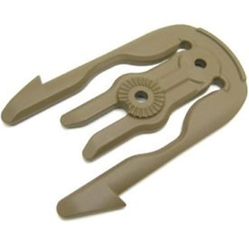 Picture of SAFARILAND MOLLE CAPABLE MOLLE ACCESSORY LOCKING FORK FDE SINGLE KIT ONLY 781607054428