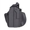 Picture of Safariland Solis, OWB Holster, Fits Glock 19/45 with Small Light, STX Plain Finish, Black, Laminate Construction, Right Hand SOLIS-1-2835-A-7-C3-411
