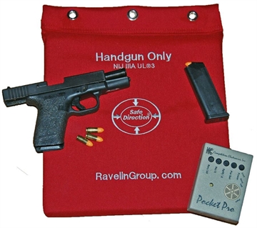 Picture of Safe Direction® Handgun Rated Composite Armor Dry-fire Board Desk-Top Stand RAV-7-CAB-H-ASSEMBLY-DESK