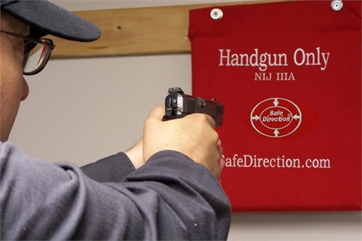 Picture of Safe Direction® Handgun Rated Composite Armor Dry-fire Board Wall Mount 7-CAB-H-ASSEMBLY