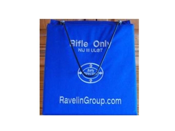 Picture of Safe Direction® Rifle Rated Composite Armor Dry-fire Board wall mount RAV-7-BLUE-ASSEMBLY