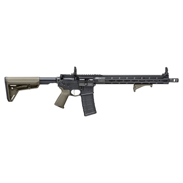 Picture of Springfield SAINT Victor, Semi-automatic, AR, 223 Remington/556NATO, 16" Barrel, 1:8 Twist, Mid-Length Gas System, Anodized Finish, Black, Olive Drab Green Magpul Furniture, 15" M-LOK Free Float Handguard, Flip Up Front and Rear Sights, 30 Rounds, 1 Magazine STV916556GP