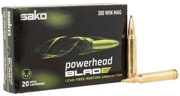 Picture of SAKO (TIKKA) PowerHead Blade 300WinMag 170gr 20 Per Box/10 Case JASPHB300WM170B