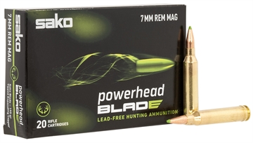 Picture of SAKO (TIKKA) PowerHead Blade 7mm 140gr 20 Per Box/10 Case JASPHB7MMRM140B