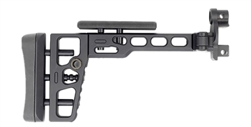 Picture of Samson S.A.S Folding Stock w/ MP5K End Cap Black Aluminum 040616601