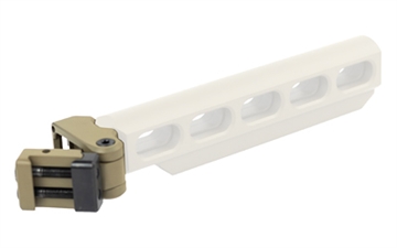 Picture of Samson Manufacturing Corp. B.R.E., Bufferless Receiver Extension, Folding Receiver Extension, Fits Picatinny, Matte Finish, Flat Dark Earth, No Stock Included 04-06143-32 040614332