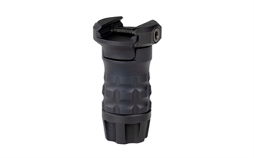 Picture of Samson Manufacturing Corp. Vertical Forend Grip, Fits Picatinny Rail, Matte Finish, Black, 2.125" Long, Grenade Texture 04-06096-01
