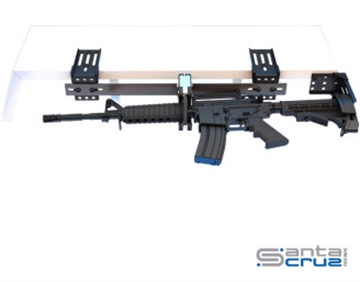 Picture of SANTA CRUZ GUN LOCK ADJUSTABLE OVERHEAD SET UP W/SC-5 GUN LOCK SC-934-5-A