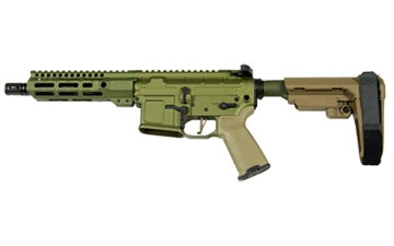 Picture of San Tan Tactical STT-15, Semi-automatic, AR, 556NATO, 7.5", Olive Drab Green, 30 Rounds, Anodized, No Brace STT15-P-556-7-ANO-OD