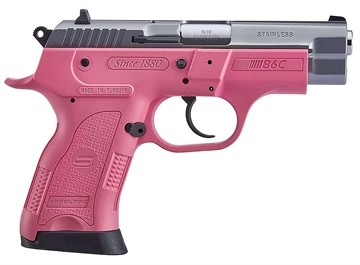Picture of SAR B6C COMPACT HGA 9MM 3.8 IN BBL PINK/BLK 2/10 RD MAGS B69CPK10