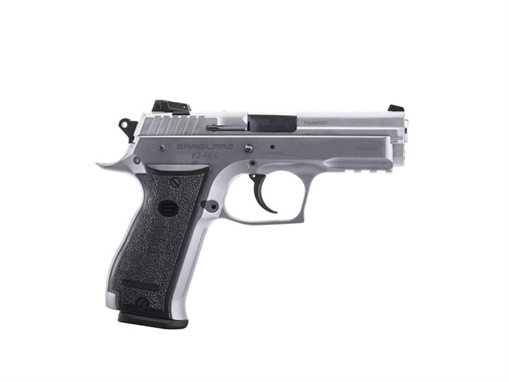 Picture of SAR USA K2 Compact Frame 45 ACP 13+1 4.20" Black Steel Barrel, Black Serrated Slide, Black Steel Frame w/Beavertail & Picatinny Rail, Black Polymer Grip, Right Hand K245CST