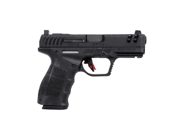 Picture of SAR USA SAR9 C Gen3 Compact Frame 9mm Luger 15+1 4" Black Steel Barrel, Black Steel Optic Ready/Ported/Serrated Slide, Black Polymer Frame w/Picatinny Rail, Interchangeable Backstrap Grip SAR9CG3BL
