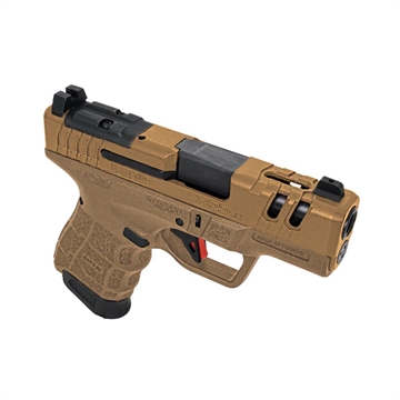 Picture of SAR USA SAR9 SC Gen2 Sub-Compact Frame 9mm Luger 15+1 3.30" Black Steel Barrel, Bronze Cerakote Steel Optic Ready/Ported/Serrated Slide, Bronze Polymer Frame, Bronze Polymer Grip SAR9SCG2BR